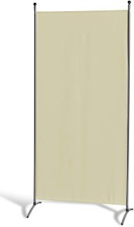 GRASEKAMP Qualität seit 1972 Stellwand 85 x 180 cm - Beige - Paravent Raumteiler Trennwand Sichtschutz