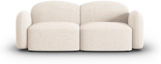 Micadoni Sofa Blair 2-Sitzer Chenille Hellbeige Melange