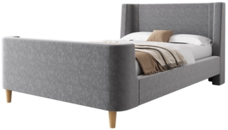 BlingBin Einzelbett (1-tlg, Kinderbett Polsterbett 90 x 200 cm mit kosmischem Muster), Für Jungen & Mädchen, Samt (Ohne Matratze)