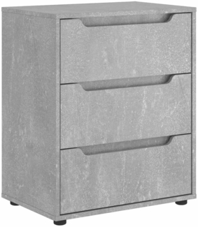 vidaXL Sideboard VISNES Betongrau 60x40x73 cm Holzwerkstoff 4108286