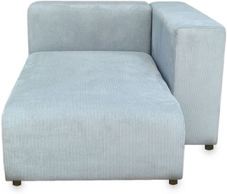Sofa-Modul Suldal Longchair Cord Hellblau [en. casa]