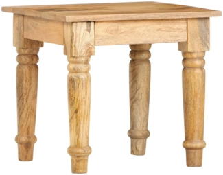 vidaXL Beistelltisch 43×43×40 cm Massivholz Mango [282865]