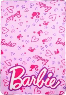 Barbie Fleece Decke 100 x 150 cm