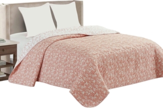 Delindo Lifestyle Tagesdecke Ornamente, Bettüberwurf für Doppelbett, gesteppt, 220x240 cm