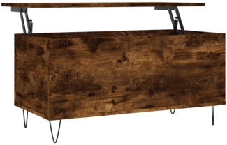 Couchtisch, Sofatisch Räuchereiche 90x44,5x45 cm Holzwerkstoff