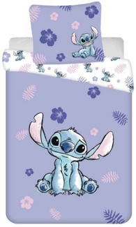 Lilo & Stitch Bettwäsche-Set aus Baumwolle - 160 x 200 cm + 70 x 80 cm