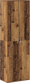 vidaXL Highboard Altholz 60 x 35 x 180 cm Holzwerkstoff 3365567