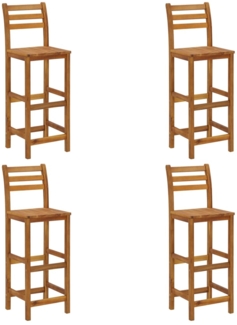 Barhocker 4 Stk. Massivholz Akazie [310286]