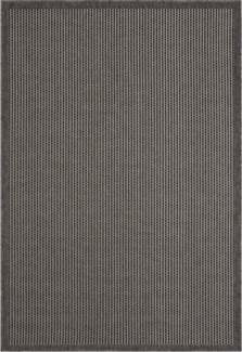 Wohnando Teppich MY-RUG Outdoor-Teppich "Fiona II" 160x100 cm, schwarz, rechteckig, Höhe: 6 mm, mit natürlichem, schlichten Design für deinen Außenbereich