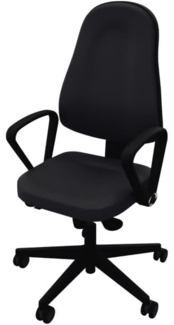 NowyStyl Bürodrehstuhl Bizzi Armlehne schwarz/schwarz