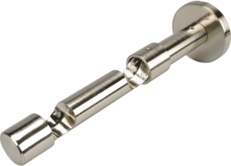 Liedeco Gardinenstangenhalter Doppelträger, Schraubkappenträger 2-läufig "France" - 1 Stück, Gardinenstangen, Vorhangstangen, (1-St), Halter, Träger für Stangen, Rohre 20 mm