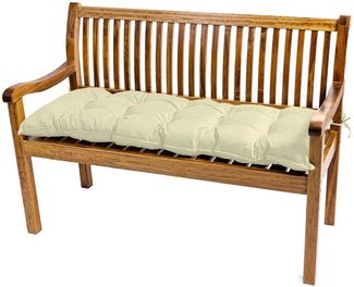 TexDeko Bankauflage TexDeko Garden - Gartenbank-Auflage, wasserabweisend, gesteppt, (1 St), UV-Beständig, Breite: 40 & 50cm