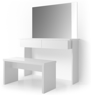Schminktisch Azur Weiß 120 cm mit Bank Vicco