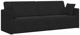 vidaXL Schlafsofa Schwarz 213 x 70 x 77 cm Samt 4106730