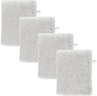 REDBEST Waschhandschuh Waschhandschuh "Oceanside" 4er-Pack, Frottier (4-St), Walk-Frottier Uni