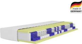 Taschenfederkernmatratze NEUHEIT: Lasse, 7 Zonen Matratze 90x200 cm, 140x200 cm & mehr, Älgdröm, 22 cm hoch, (1-tlg), Matratze H2, H3 & H4, atmungsaktiv, Hausstauballergiker geeignet