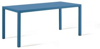 Tisch Quatris 160x80x75 cm blau