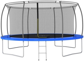 Trampolin-Set Rund 460×80 cm 150 kg