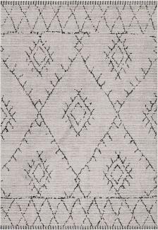 Kurzflor Teppich Tigras rechteckig - 120x170 cm - Beige