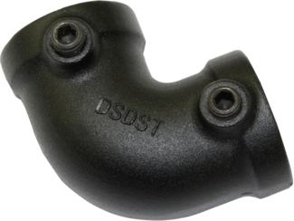 Gardinia Eckstück für Gardinenstange Industrial Home für Ø 25 mm schwarz