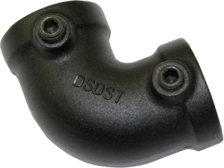 Gardinia Eckstück für Gardinenstange Industrial Home für Ø 25 mm schwarz