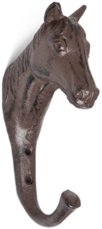 Moritz Wandgarderobe Garderobe Pferdekopf Garderobenleiste Haken Gußeisen Kleiderhaken Garderobenhaken Vintage