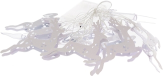 Myflair Möbel & Accessoires Dekoobjekt Weihnachtsdeko (1 St), LED-Lichterkette mit Rentieren, mit 10 LEDs, Länge ca. 168 cm