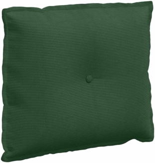 vidaXL Rückenkissen Dschungelgrün 60 x 50 cm Cordstoff 42014698