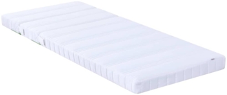 vidaXL Schaumstoffmatratze Weiß 80 x 200 cm Stoff 42015998