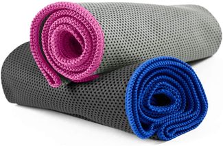 NirvanaShape Handtücher Kühl-Tuch eiskalt mit sofortiger Kühlwirkung kühlendes Handtuch, sofortiger Kühlwirkung, ultraleicht, Ideal für Sport & Freizeit