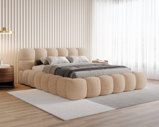 Chilly Möbel Polsterbett Stone Cord Stoff 180x200 cm mit Stauraum Poso 52