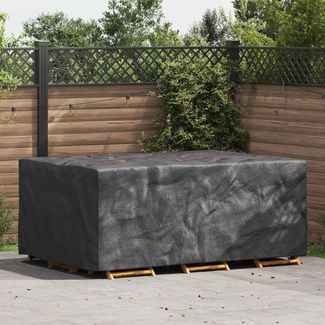 vidaXL Möbelbezug Uni Schwarz 230 x 165 x 80 cm 210D 4105798