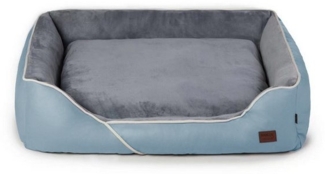 RAIKOU Hundematte Hundebett in 3 Größen und 6 Farben – rutschfest, waschbar, hoher Rand, waschbar,flauschig weich