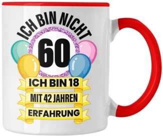 Trendation Tasse Trendation - 60. Geburtstag Tasse Frau Geschenk 60er Geschenkidee 60
