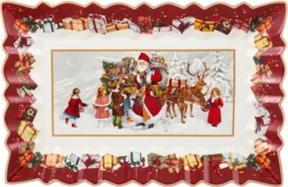 Villeroy & Boch Toy's Fantasy Kuchenplatte 36 x 23 cm "Santa und Kinder" - DS