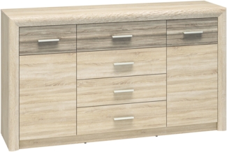 Sideboard Castel Kommode 165cm Sonoma Eiche hell Trüffel
