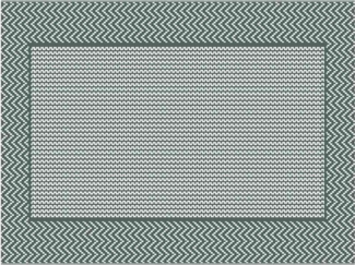 vidaXL Outdoor Teppich ARAKIL Grün und Weiß 300 x 400 cm PP 42003543