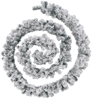 vidaXL Weihnachtsgirlande mit LED-Leuchten Grün 20 m PVC 4019671