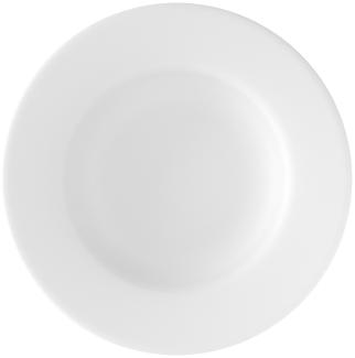 Villeroy & Boch Vorteilset 6 Stück Anmut Suppenteller Premium Bone Porcelain weiß 1045452700