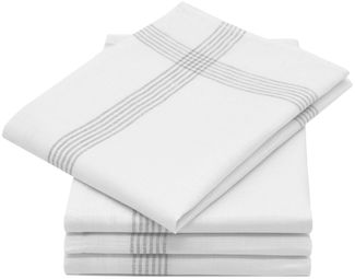 ZOLLNER Geschirrtuch, (Spar-Set, 4-tlg), 50 x 70 cm, 100% Leinen, vom Hotelwäschespezialisten