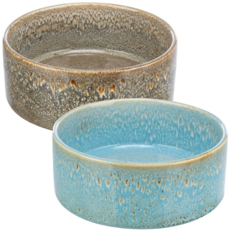 TRIXIE Futternapf Keramiknapf Effekt - ofengebrannt - wunderschön, Keramik, jeder Napf ist ein Unikat