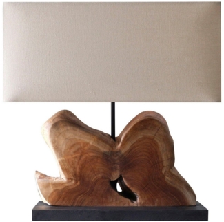 SalesFever Tischleuchte Treibholz, ohne Leuchtmittel, handgefertigt