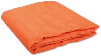 Picknickdecke, Stranddecke, Campingdecke viele Farben, Auswahl: Maße: 150 x160 cm, Farbe: orange - marigold