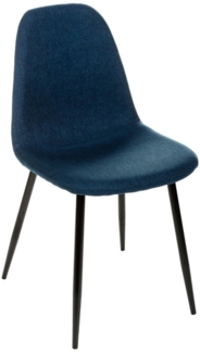 NAVY Polsterstuhl für Esszimmer, marine Farbe - Atmosphera