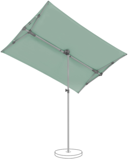 Suncomfort by Glatz Sonnenschirm / Balkonblende / Sonnenschutz "Flex Roof", frost green, 195 x 140 cm