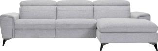 Places of Style Ecksofa Theron, L-Form, 263 cm, elektrische Relaxfunktion, USB-Anschluss, manuelle Kopfteilverstellung