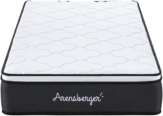 Arensberger EMILIA Federkernmatratze mit GEL-Schaum und integriertem Topper | 90x200 cm Höhe 23cm | Härtegrad H3/ H4 | HR Taschenfederkern Matratze