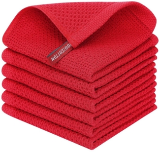 Coonoor Geschirrtuch 34x34 cm,Waffle Square Rag Geschirrhandtücher, (2-tlg)