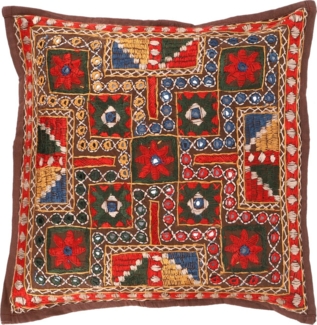 Guru-Shop Kissenbezüge Kissenhülle, Orient Kissenbezug, bestickter..