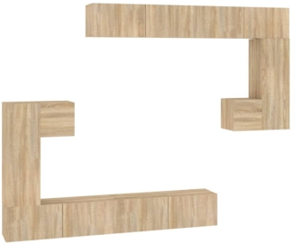 TV-Wandschrank Sonoma-Eiche Holzwerkstoff [3114592]
